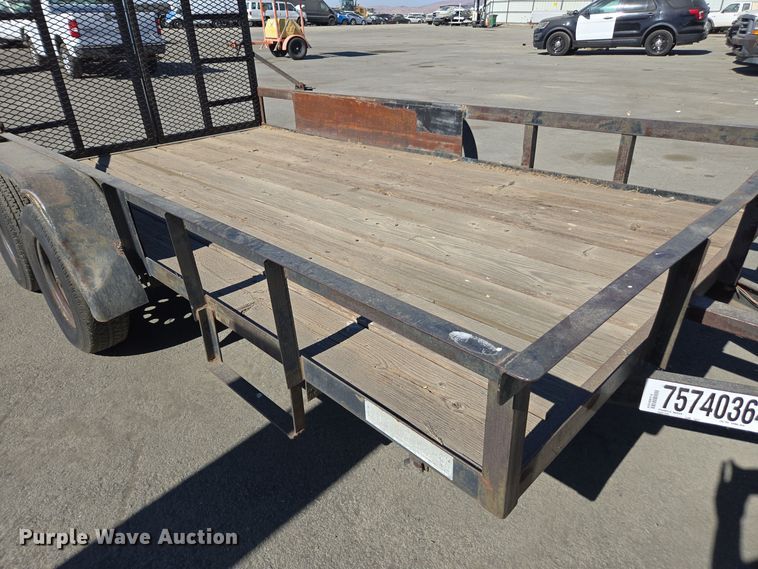 image for item YA0101 1999 Carson utility trailer