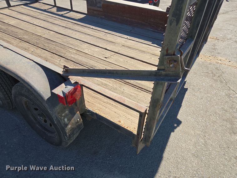 image for item YA0101 1999 Carson utility trailer