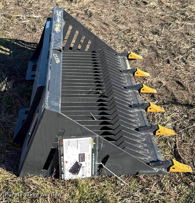 image for item DO0113 2023 LandHonor RB-14-66W skid steer rock bucket