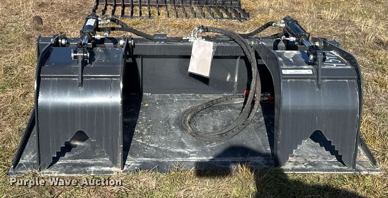 image for item DO0127 2023 Wolverine GB-11-72W skid steer grapple bucket