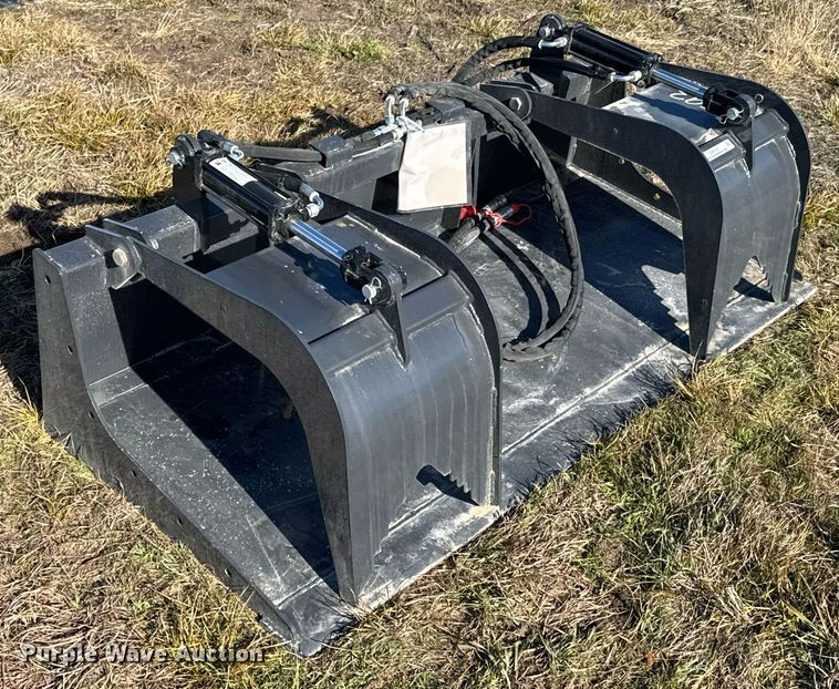 image for item DO0127 2023 Wolverine GB-11-72W skid steer grapple bucket