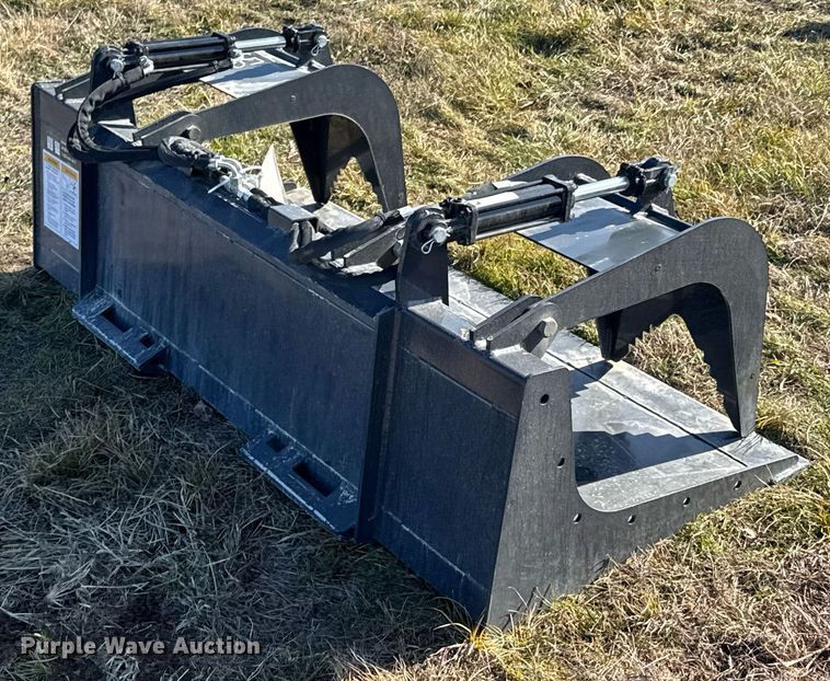 image for item DO0127 2023 Wolverine GB-11-72W skid steer grapple bucket
