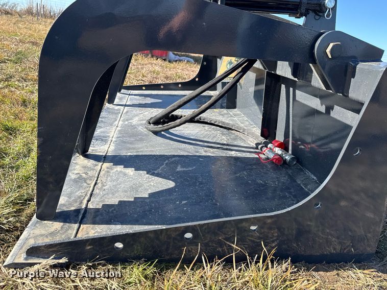 image for item DO0127 2023 Wolverine GB-11-72W skid steer grapple bucket