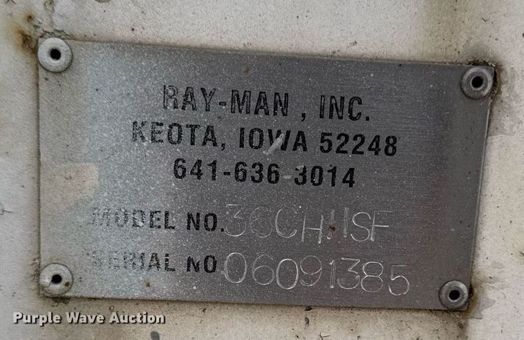 image for item DW2464 2006 Rayman 36CH11SF fertilizer delivery trailer