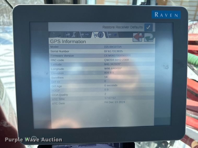 image for item DW2475 2015 Case IH Patriot 3340 sprayer