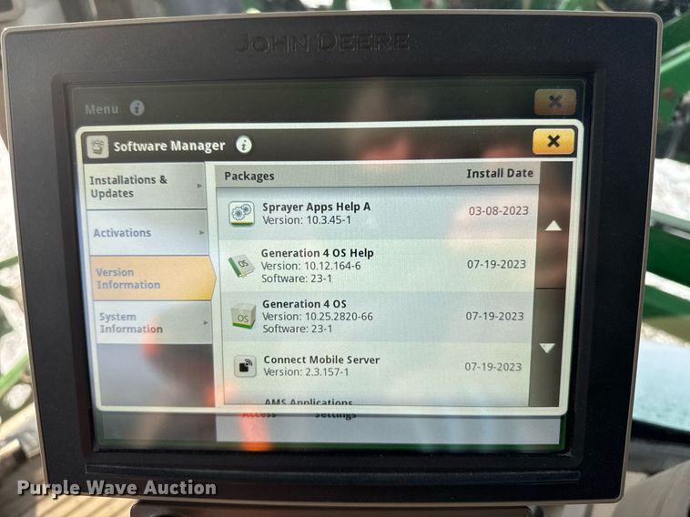 image for item DW2478 2018 John Deere R4038 sprayer