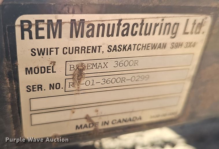 image for item DW3012 Rem BaleMax 3600R bale processor