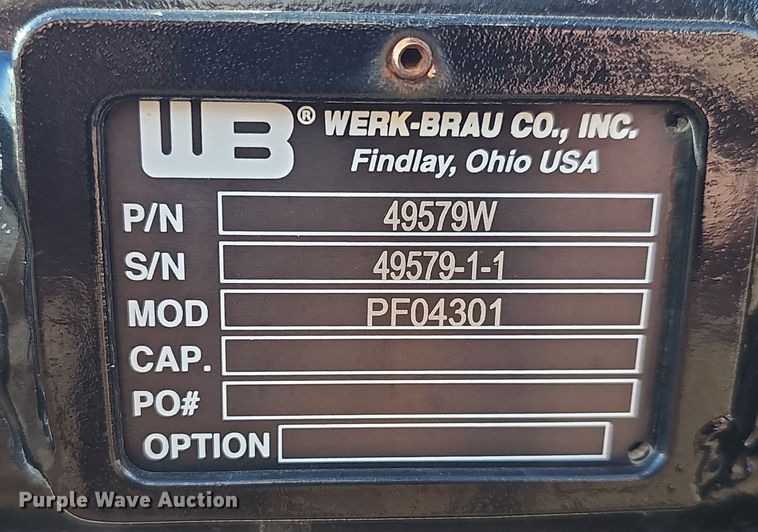 image for item DW3015 Werk-Brau PF04301 wheel loader forks