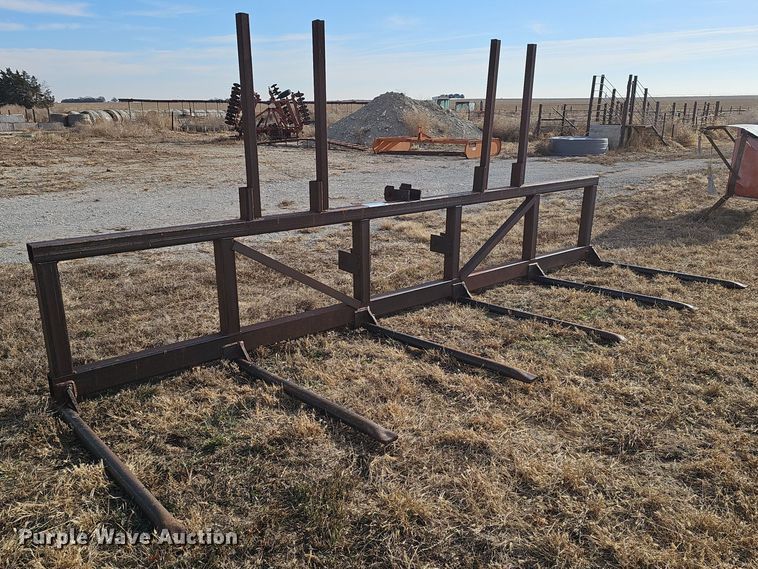image for item DW3017 Shop built round bale hauler