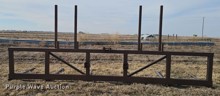 image for item DW3017 Shop built round bale hauler