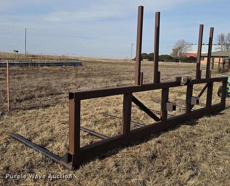 image for item DW3017 Shop built round bale hauler