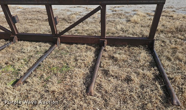 image for item DW3017 Shop built round bale hauler