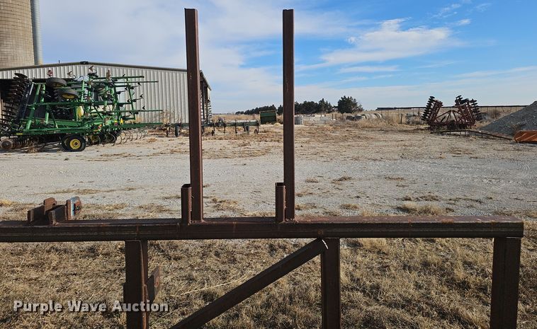 image for item DW3017 Shop built round bale hauler