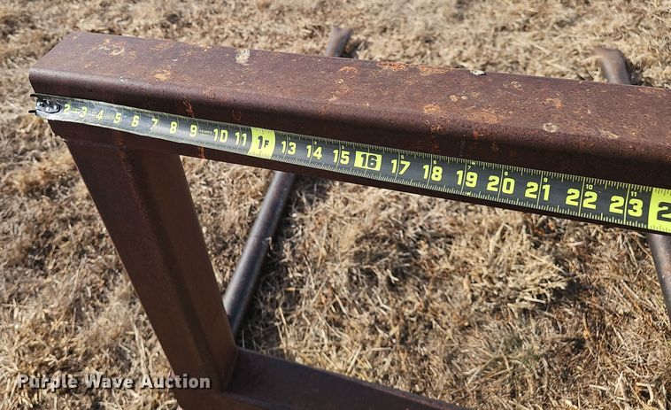 image for item DW3017 Shop built round bale hauler