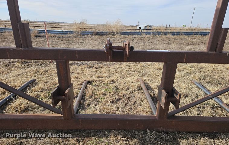 image for item DW3017 Shop built round bale hauler