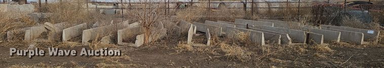 image for item DW3022 (25) concrete feed bunks