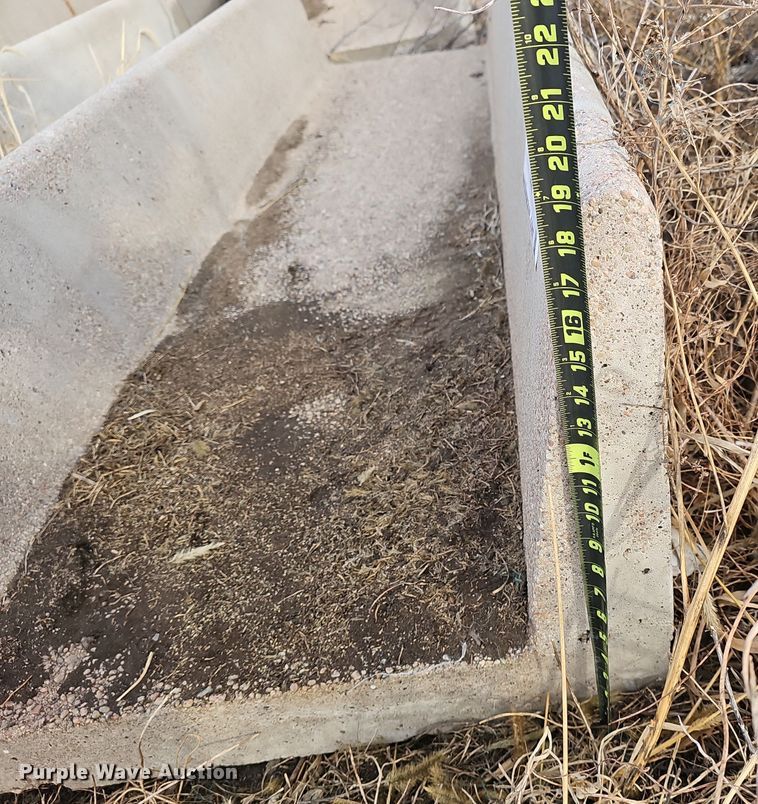 image for item DW3022 (25) concrete feed bunks