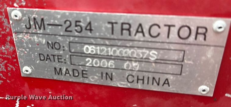 image for item EG2370 2006 Jinma 254 MFWD tractor