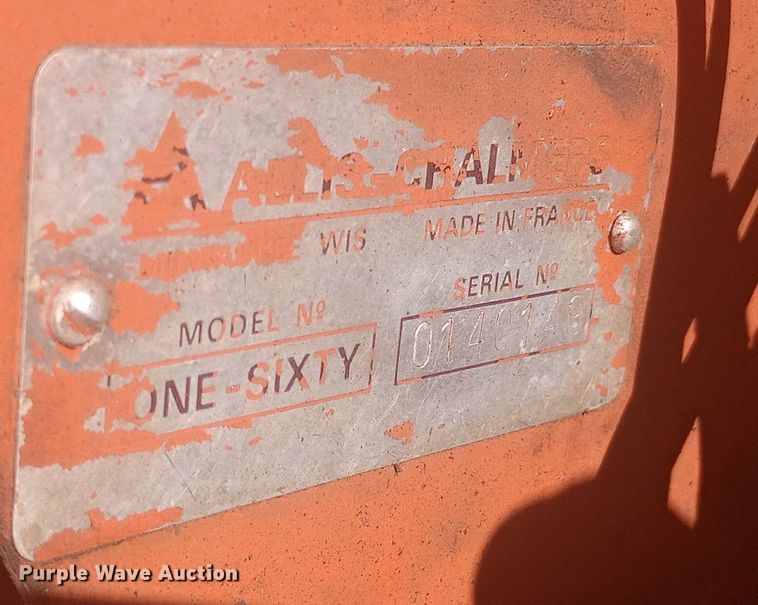 image for item EN8642 Allis-Chalmers 160 tractor