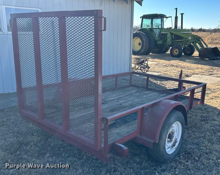 image for item ER8567 1996 Big Tex utility trailer