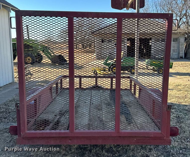 image for item ER8567 1996 Big Tex utility trailer