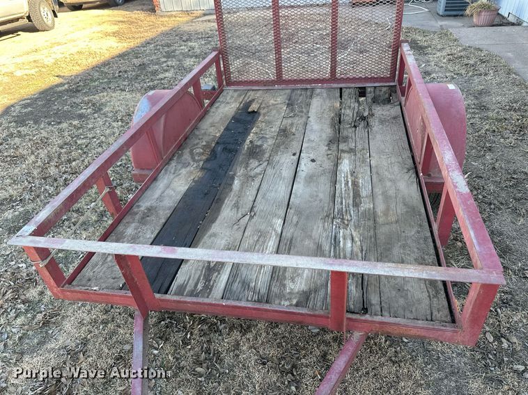 image for item ER8567 1996 Big Tex utility trailer