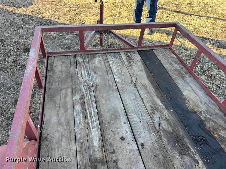 image for item ER8567 1996 Big Tex utility trailer