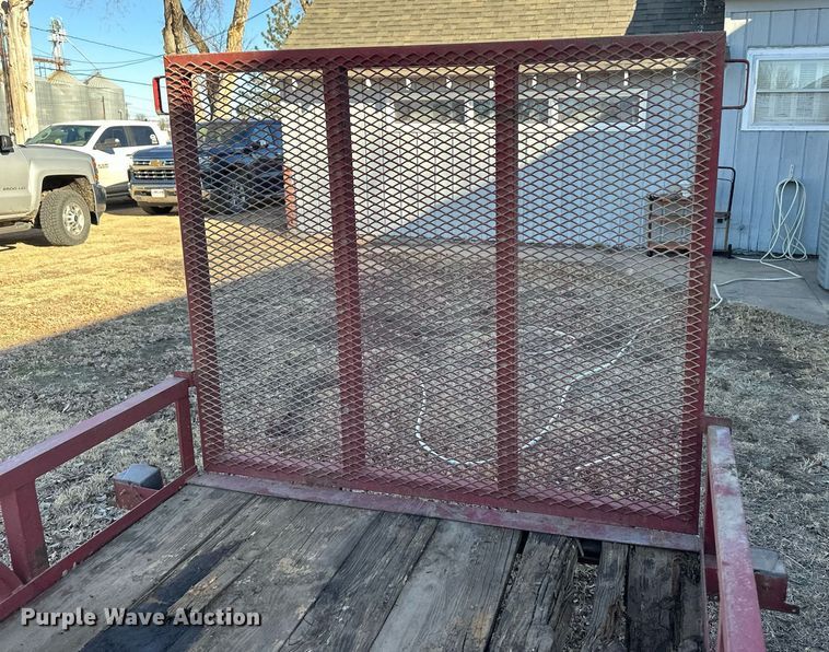 image for item ER8567 1996 Big Tex utility trailer