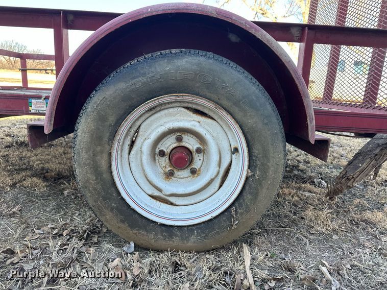 image for item ER8567 1996 Big Tex utility trailer