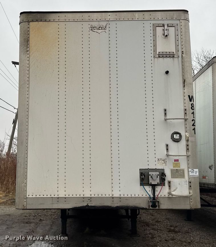 image for item DU3292 2012 Wabash dry van trailer