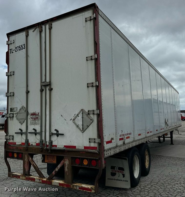 image for item DV5875 2003 Wabash  dry van trailer
