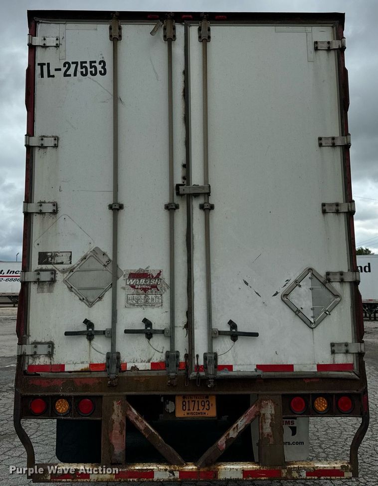 image for item DV5875 2003 Wabash  dry van trailer