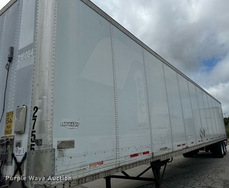 image for item DV5875 2003 Wabash  dry van trailer