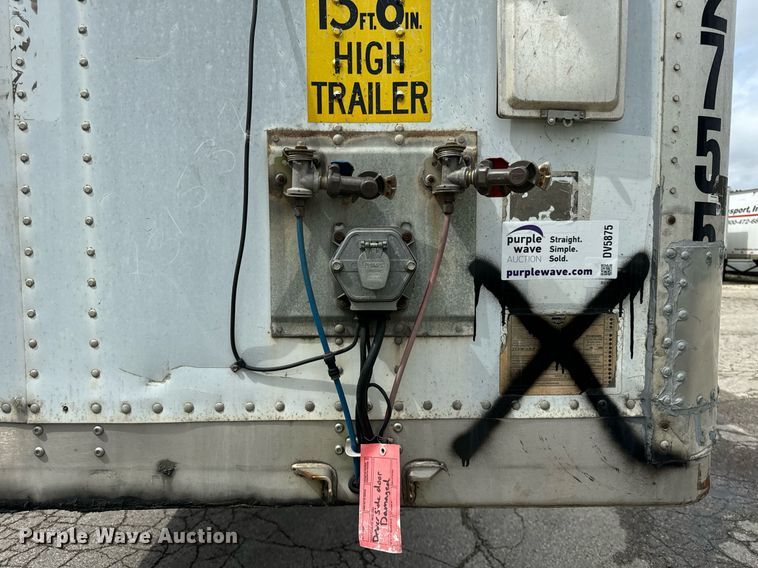 image for item DV5875 2003 Wabash  dry van trailer