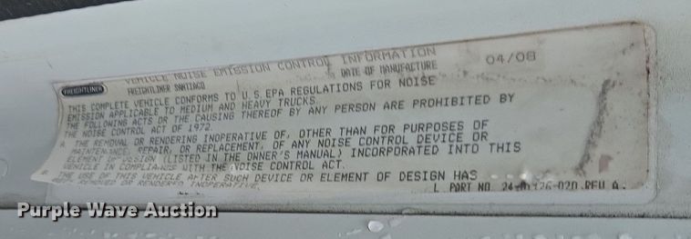 image for item DX1561 2009 Freightliner Columbia semi truck