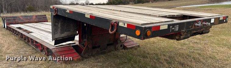 image for item EG2377 2005 X-L Specialized Trailers lowboy equipment trailer