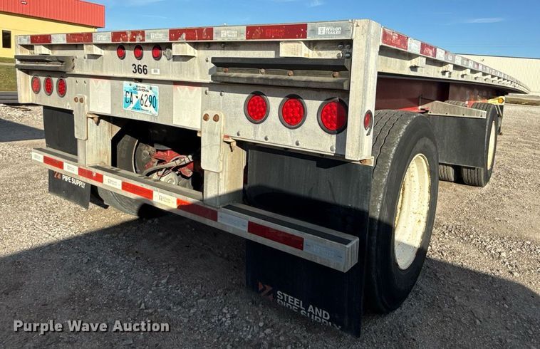 image for item EG7871 2012 Wilson CF1080 flatbed trailer