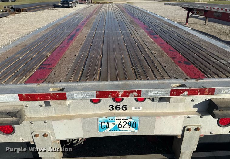 image for item EG7871 2012 Wilson CF1080 flatbed trailer