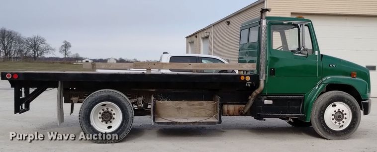 image for item EH0111 1993 Freightliner FL70 dump flatbed truck