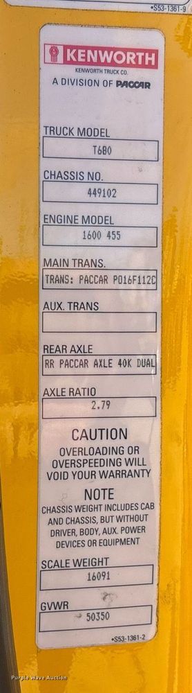 image for item ER4731 2021 Kenworth T680 semi truck