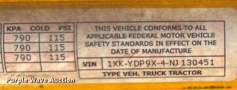 image for item ER4739 2022 Kenworth T680 semi truck