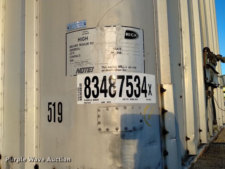 image for item YA0159 1968 Strick dry van trailer