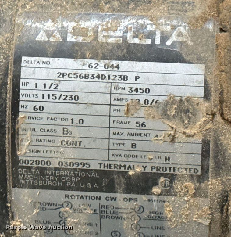 image for item DO0151 Delta table saw