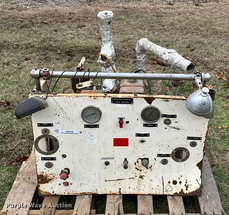 image for item DO0189 Baker Fire Equipment pumper truck pump