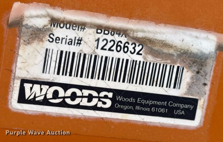 image for item DO0190 Woods BB84X rotary mower