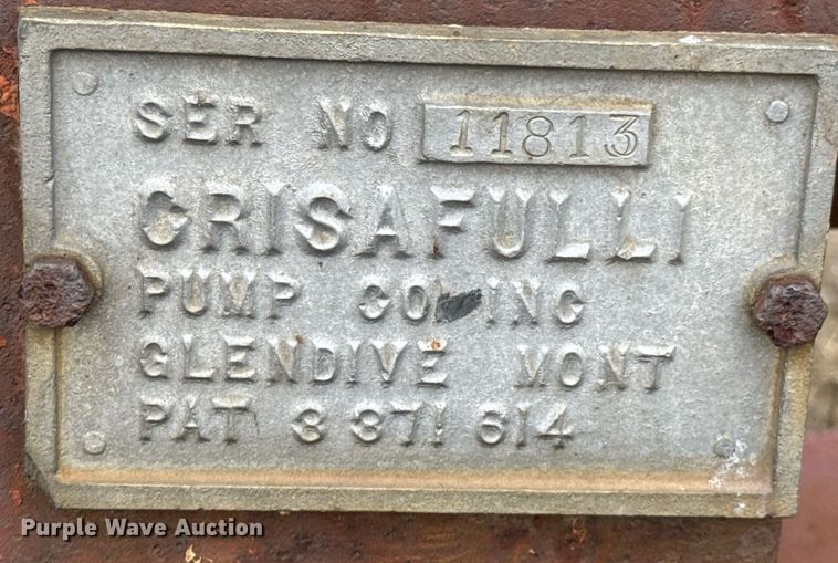 image for item DO0193 Crisafulli irrigation pump