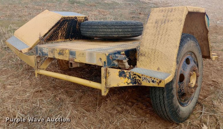 image for item EN8628 Shop built utility trailer