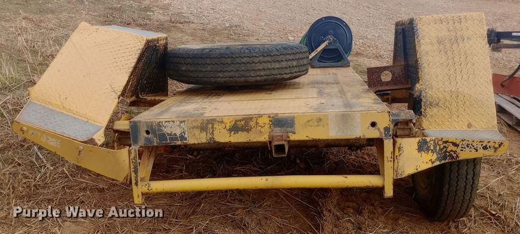 image for item EN8628 Shop built utility trailer