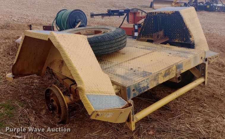 image for item EN8628 Shop built utility trailer