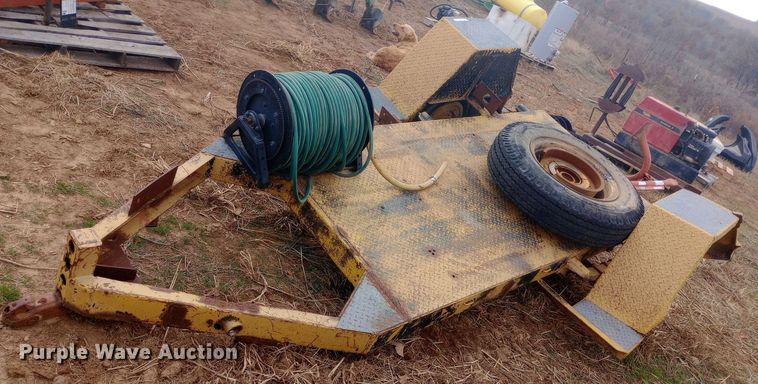 image for item EN8628 Shop built utility trailer